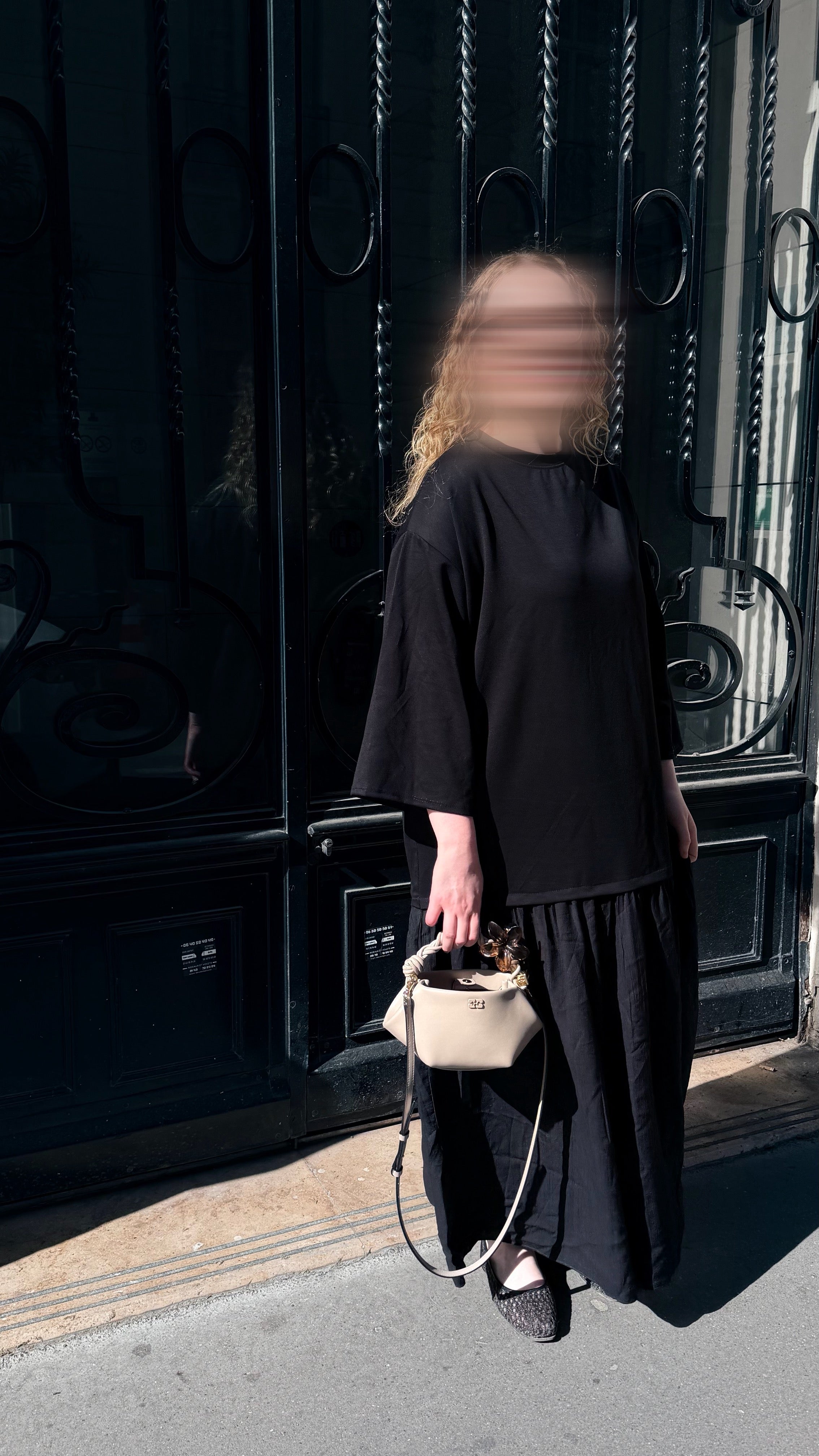 Robe bouffante - Noir