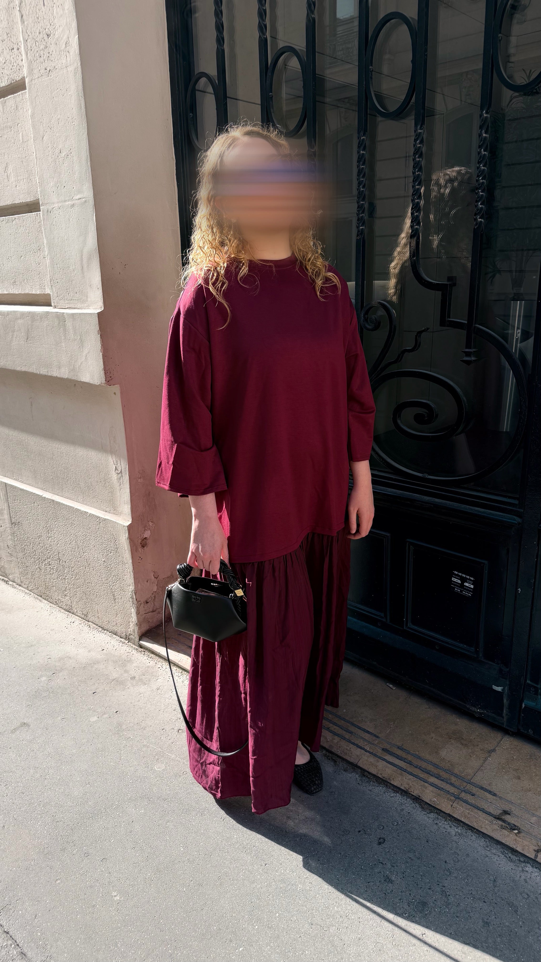 Robe Bouffante - Bordeaux