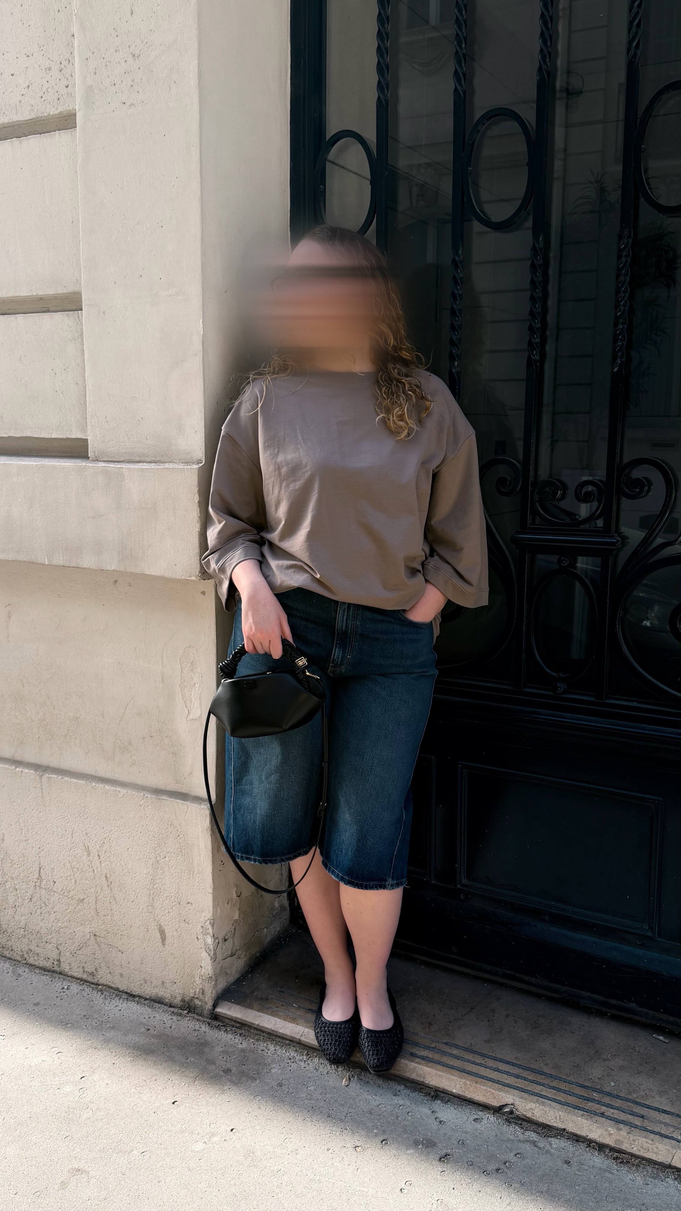 T-shirt oversize - Taupe