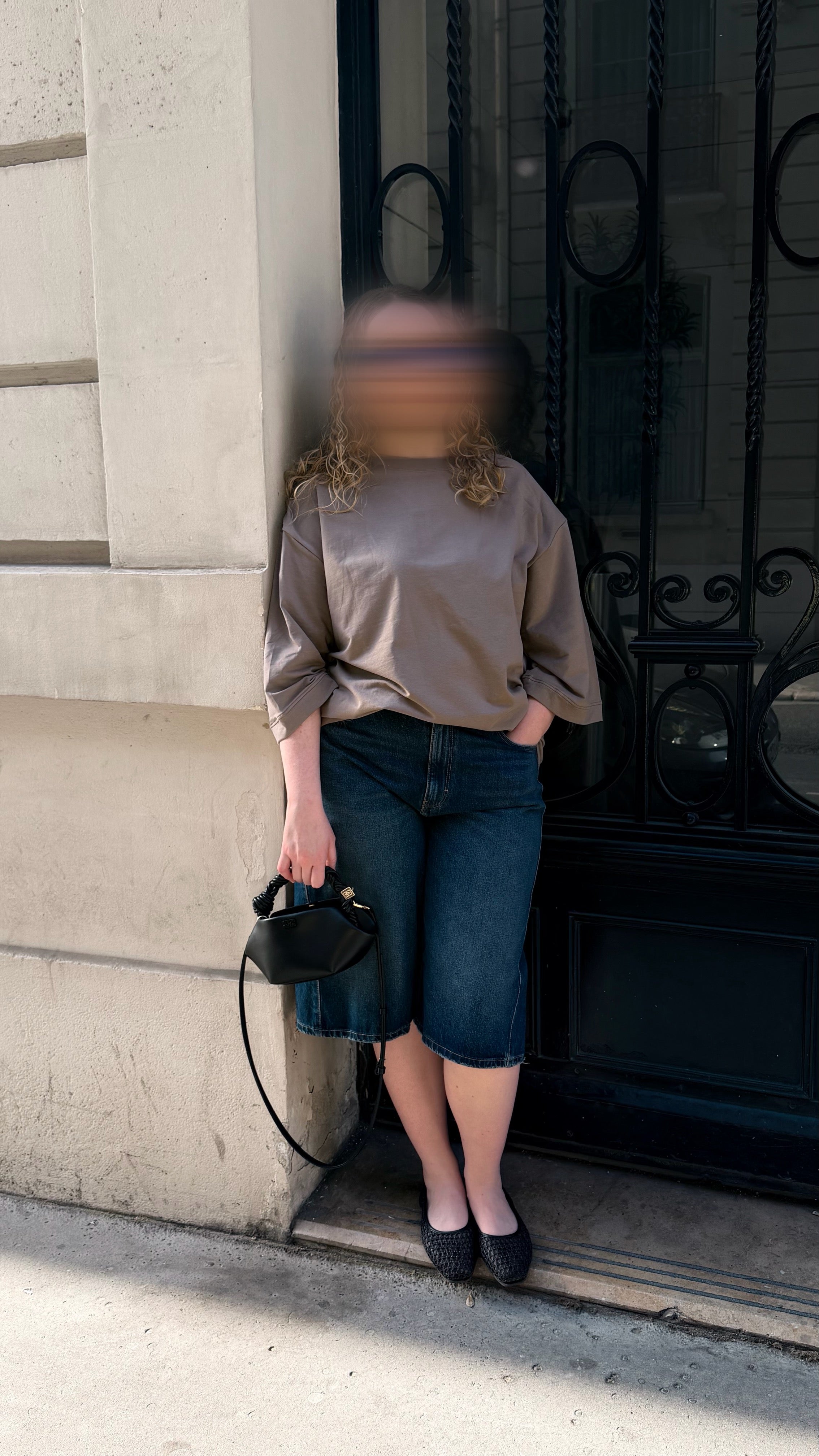 T-shirt oversize - Taupe