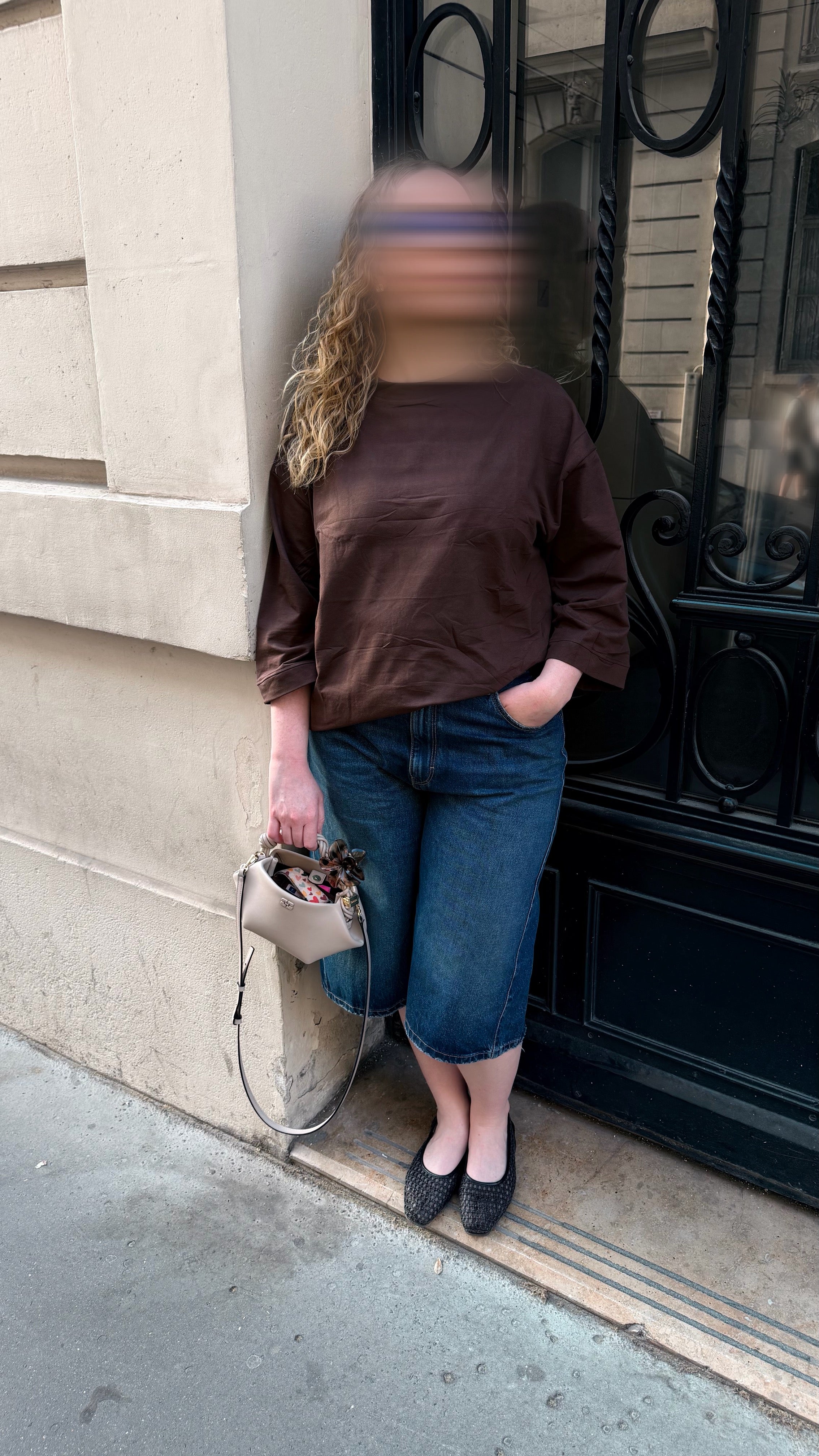 T-shirt oversize Chocolat
