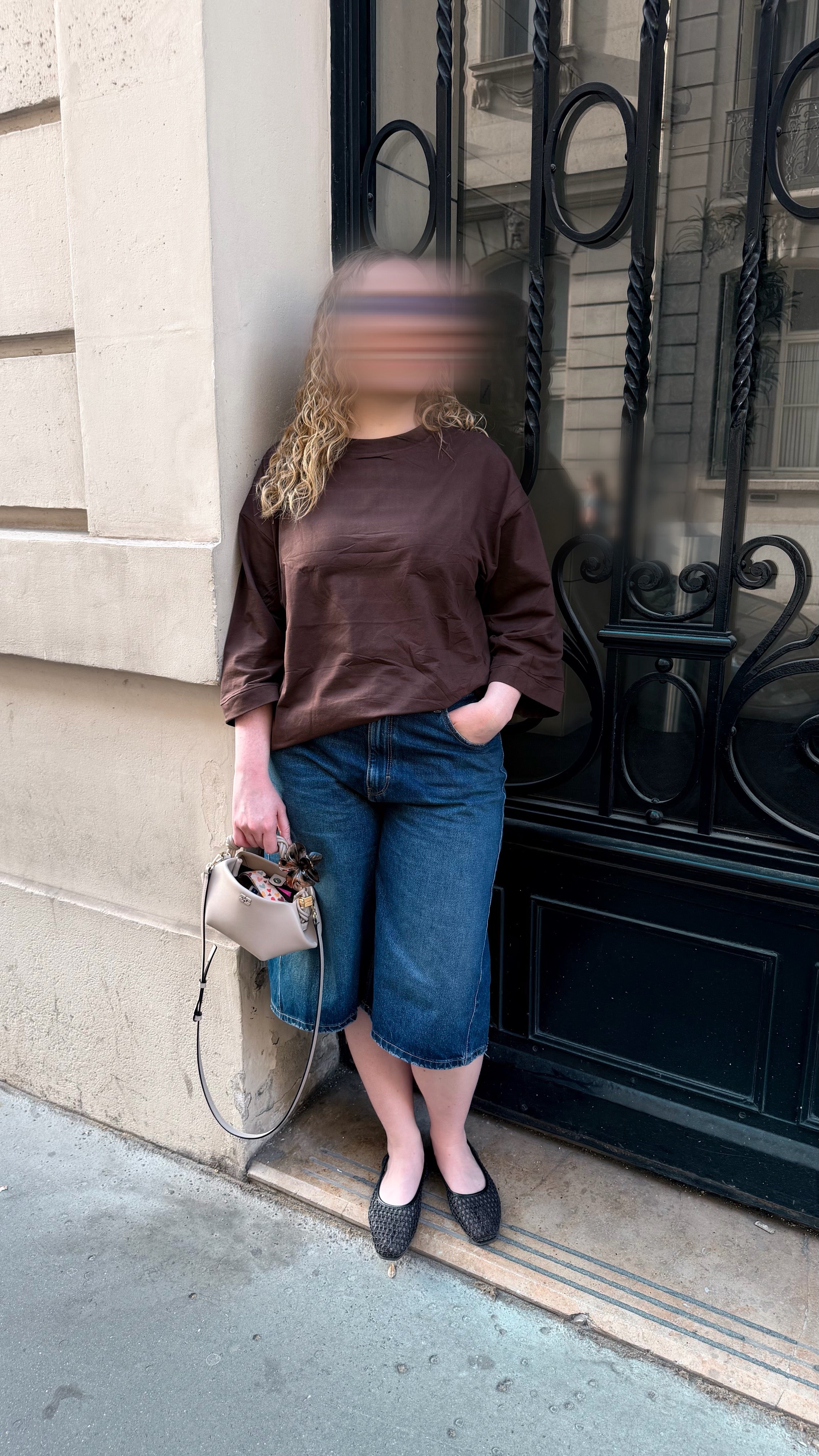 T-shirt oversize Chocolat